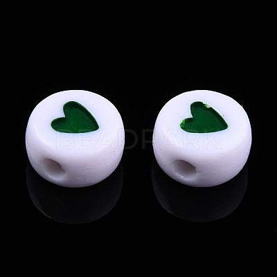 Opaque Acrylic Beads MACR-N008-57C-1