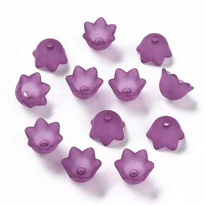 Transparent Acrylic Beads Caps PL543-7-1