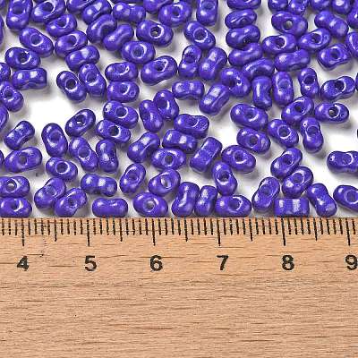 Baking Paint Glass Seed Beads SEED-K009-01A-09-1