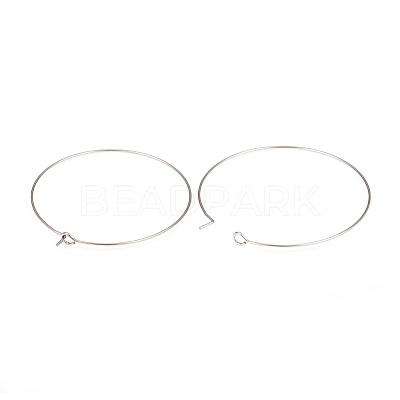316L Surgical Stainless Steel Hoop Earring Findings STAS-G229-07P-01A-1