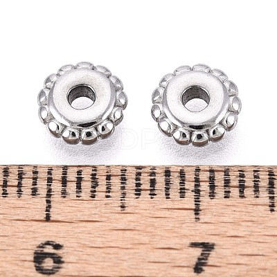 Non-Tarnish 304 Stainless Steel Disc Beads STAS-P319-14B-P-1