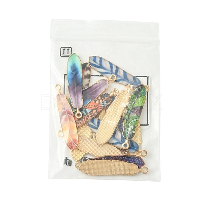 16Pcs 8 Styles Alloy Enamel Pendants FIND-FS0002-69-1