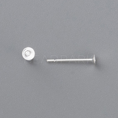 304 Stainless Steel Stud Earring Findings STAS-H436-24S-3mm-1