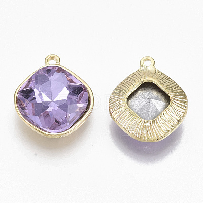 Golden Plated Alloy Pendants PALLOY-N154-03C-1
