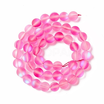 Synthetic Moonstone Beads Strands G-E573-01B-05-1