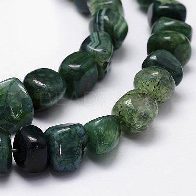 Natural Agate Beads Strands G-F518-03-1