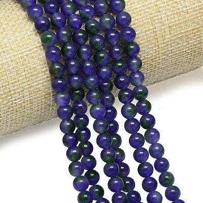 Natural Malaysia Jade Beads Strands G-B165-C02-4mm-1