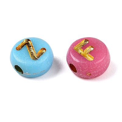 Plating Acrylic Beads PACR-T017-02M-1