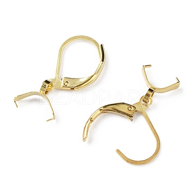 304 Stainless Steel Leverback Earring Findings with Pendant Bails STAS-WH0043-04G-1