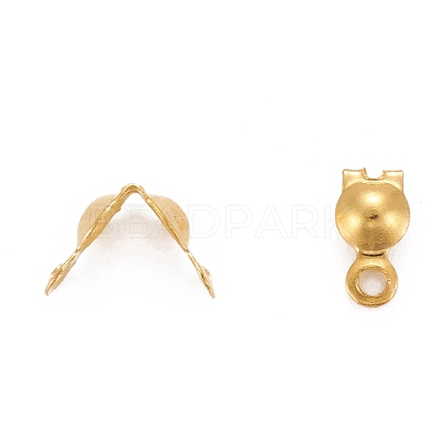 Brass Bead Tips KK-N0070-03G-1