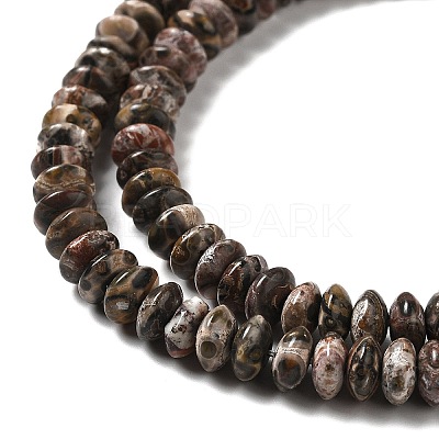 Natural Leopard Skin Jasper Beads Strands G-Z030-A07-01-1