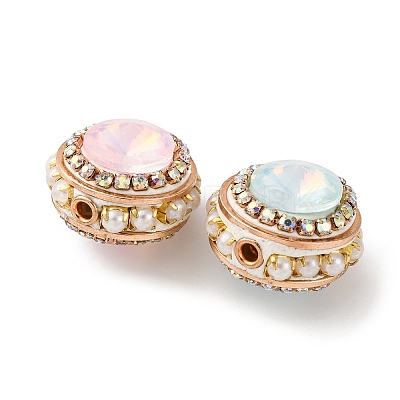 Handmade Resin Indonesia Round Beads IPDL-P005-02KCG-M-1