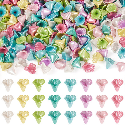 300Pcs Opaque Acrylic Imitation Pearl Beads OACR-TA0003-80-1