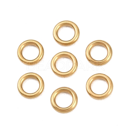 Ion Plating(IP) 304 Stainless Steel Closed Jump Rings STAS-G393-06G-14-1