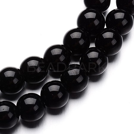Glass Round Bead Strands GLAA-I028-8mm-02-1