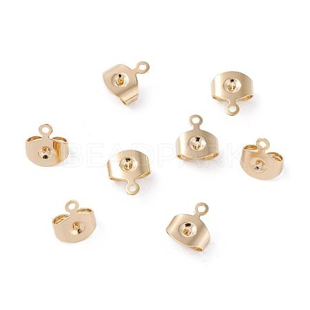 Brass Ear Nuts KK-P001-75G-A-1