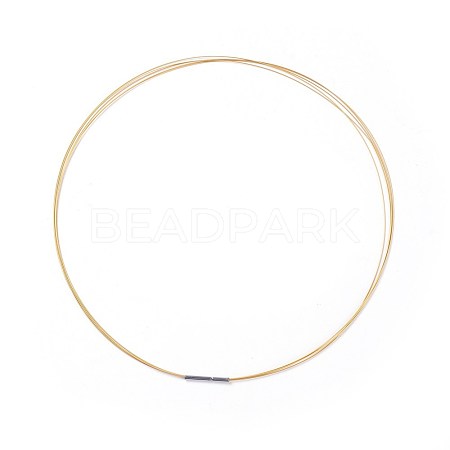 Steel Wire Necklace Making MAK-I011-07-1