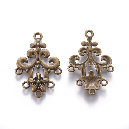 Tibetan Style Alloy Chandelier Component EA8536Y-AB-1