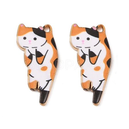 Alloy Enamel Pendants ENAM-WH0054-58D-1