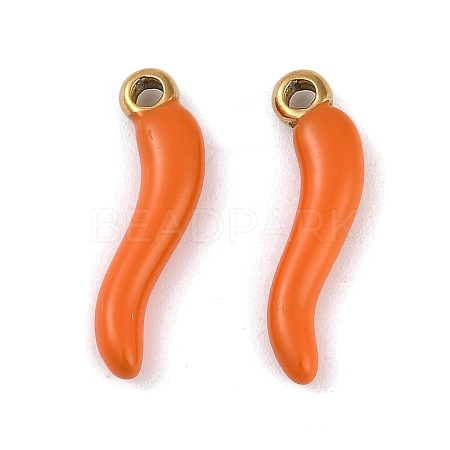 Ion Plating(IP) 304 Stainless Steel Enamel Pendants STAS-Z094-01B-1