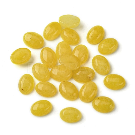 Natural White Jade Cabochons G-A094-01B-32-1