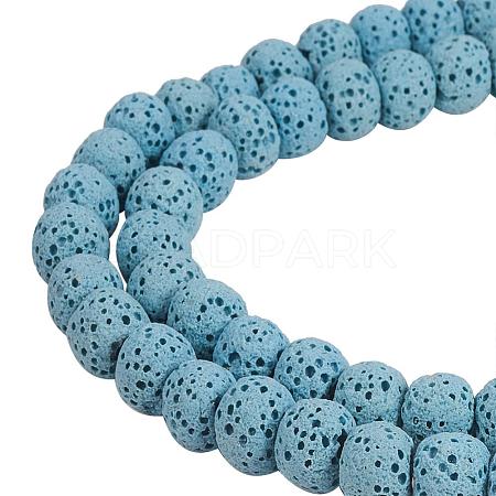 Synthetical Lava Bead Strands G-PH0022-04-1