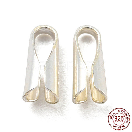 925 Sterling Silver Cord End STER-Q191-06B-S-1