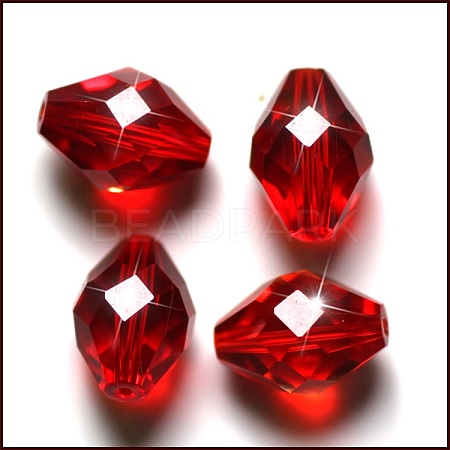 Imitation Austrian Crystal Beads SWAR-F054-11x8mm-06-1