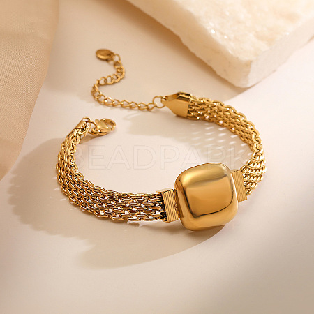 Brass Bracelet BJEW-C070-04G-1