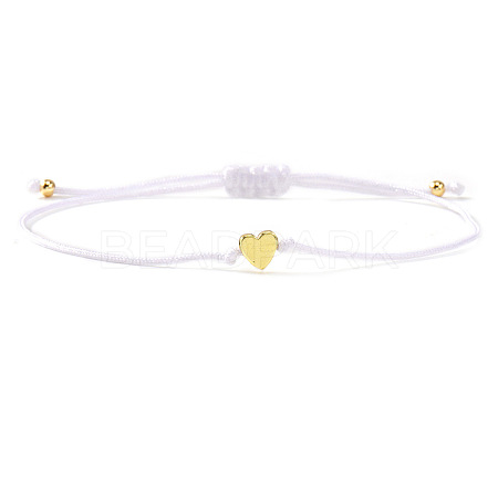 Valentine's Adjustable Braided Polyester Cord Bracelets GM2838-7-1