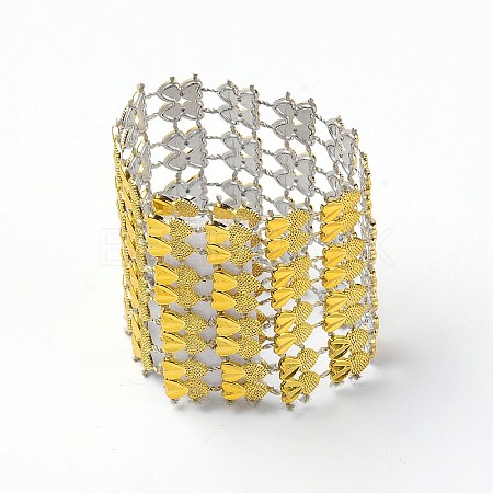 Plastic Rhinestone with Polyester Napkin Holder Adornment AJEW-WH0183-13B-1