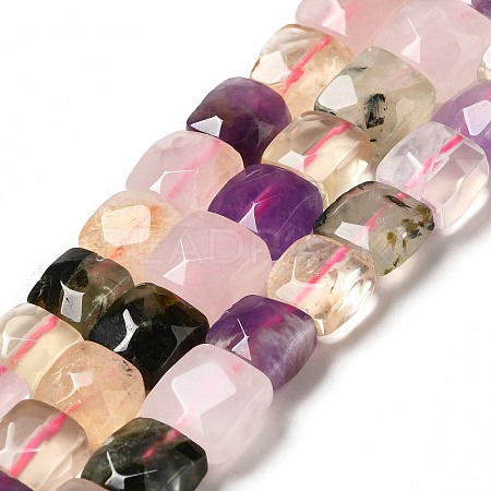 Natural Mixed Quartz Beads Strands G-G980-05-1