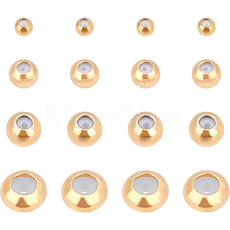 BENECREAT Brass Beads KK-BC0001-41G-NF-1