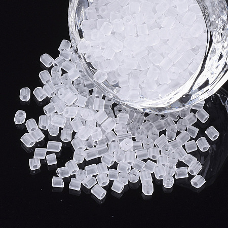 8/0 Two Cut Glass Seed Beads SEED-S033-12A-01-1