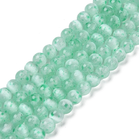 Natural Selenite Beads Strands G-Q162-A01-01C-03-1