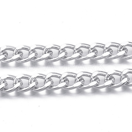 Unwelded Aluminum Curb Chains CHA-S001-117B-1
