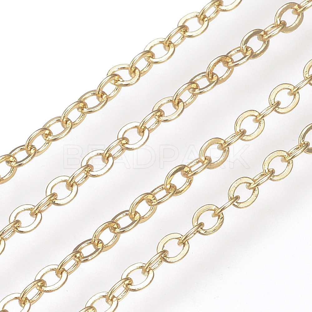 Brass Cable Chains - Beadpark.com