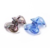 Transparent Acrylic Imitation Shell Beads OACR-P011-03L-3