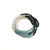 Glass Seed Beaded Waist Beads WG0248E-17-1