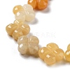 Natural Topaz Jade Beads Strands G-P520-A08-01-4