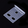 Plastic Earring Display Card X-EDIS-Q043-01-3