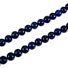 Dyed Natural Lapis Lazuli Round Bead Strands G-PH0005-6mm-01-3