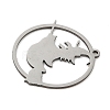 201 Stainless Steel Pendants STAS-G366-02P-06-2