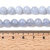 Natural Blue Lace Agate Beads Strands G-G346-A01-8mm-5