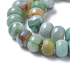 Natural Dyed Agate Imitation Turquoise Beads Strands G-P425-01A-01-3