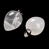 Natural Quartz Crystal Pendants G-M424-02P-08-2