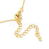 Brass Cable Chain Necklaces Making MAK-P011-01G-4
