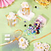Clear PVC Candy Gift Packaging Boxes with Ribbon & Artificial Flower CON-TAC0001-20D-9