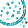SUPERFINDINGS Synthetic Turquoise Beads Strands TURQ-FH0001-01-1