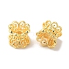 Rack Plating Double Side Brass Bead Caps KK-K381-17G-01-1
